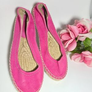 Jimmy Choo Flat Espadrille Pink Suede